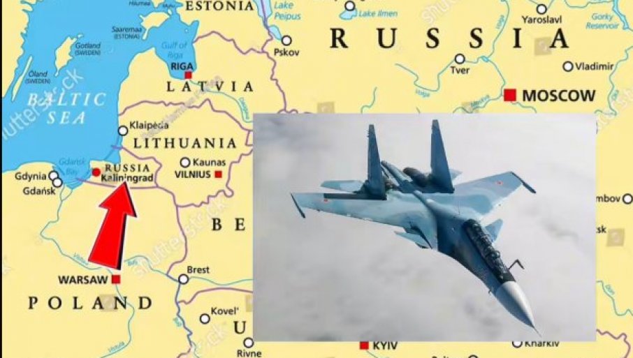 Ruski lovac Su-30 pao kod Kalinjingrada, posada se katapultirala