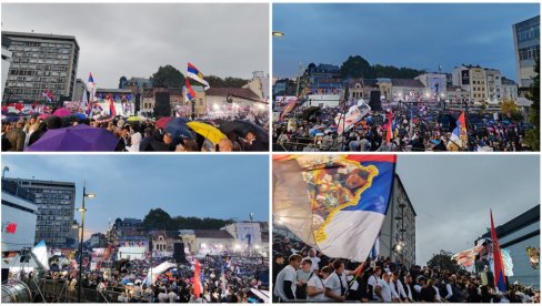 ВЕЛИКИ СКУП ЛИСТЕ АЛЕКСАНДАР ВУЧИЋ - УЈЕДИЊЕНА СРБИЈА Крцат трг у Нишу, вијоре се тробојке, Недељко Билкић забавља публику