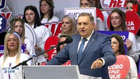 DODIK U NIŠU: Putinova podrška Vučiću je neupitna, Srbija ne sme da se vrati u vreme poniženja