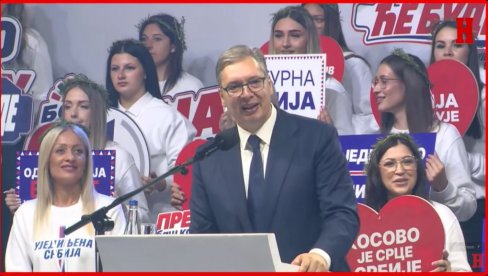 AJMO POBEDA U NEDELJU! Vučić: Hvala na ljubavi, ja ću radom da vam vratim