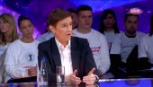 БРИГА ИХ ЗА КОСОВО, РЕПУБЛИКУ СРПСКУ Брнабић: Вечерас смо на Славији срамотно слушали звиждуке на помен Републике Српске