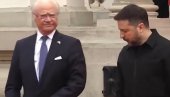 ZELENSKI PLJUNUO KRALJA ŠVEDSKE? Snimak se širi društvenim mrežama (VIDEO)