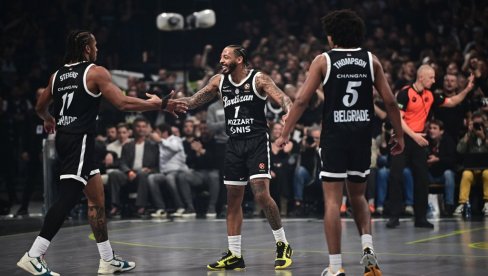 UŽIVO, ASVEL - PARTIZAN: Fantastičan početak treće četvrtine za crno-bele