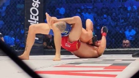 SPEKTAKL NA FNC 34! Srbin ugušio rivala i ućutkao domaće navijače!