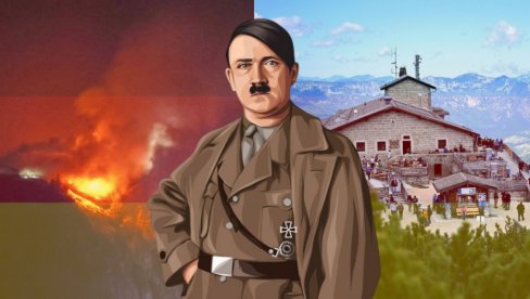 Izgorelo Hitlerovo Orlovo gnezdo na 1.838 metara: Više se ne može spasiti! Firer ga nije voleo zbog straha od visine (FOTO)