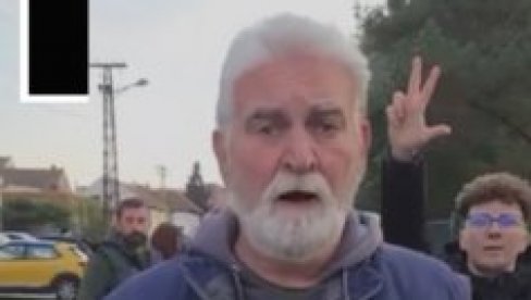 BLOKADERI DIVLJAJU I PO NOVOM SADU: Pogledajte kako besomučno nasruću na čoveka (VIDEO)