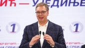 ALEKSANDAR VUČIĆ SE OBRATIO IZ ŠTABA LISTE UJEDINJENA SRBIJA: Čestitam Nataši Kandić, SL je pobedila