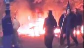 GORI PIONIRSKI PARK! VARVARSTO I DIVLJANJE U CENTRU BEOGRADA: Pristalice Studentske liste zapalili šatore