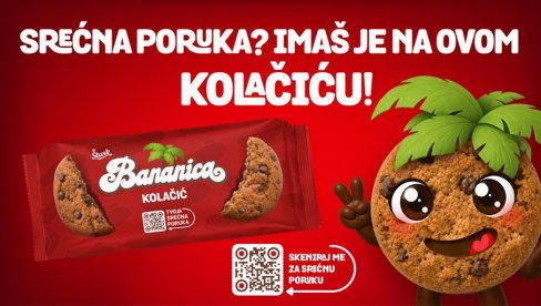 BANANICA KOLAČIĆ: Tvoj kolačić sreće!