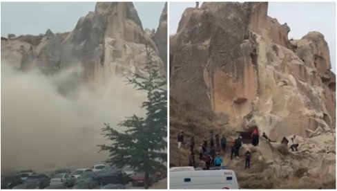 SPASILAČKE EKIPE I DALJE NA TERENU: Troje poginulo, petoro povređeno u Kapadokiji (VIDEO)