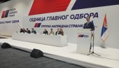 SEDNICA GLAVNOG ODBORA SRPSKE NAPREDNE STRANKE Vučić: Nad Srbijom se nadvila ogromna opasnost (VIDEO)