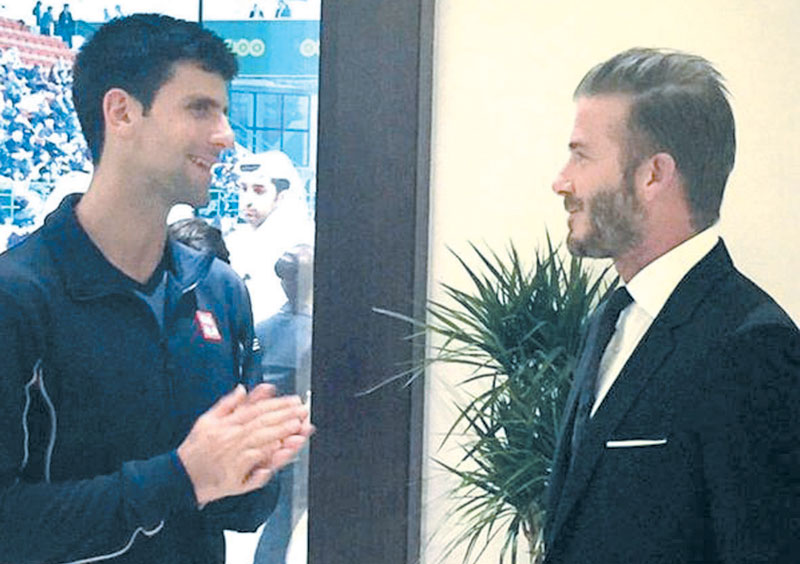 Новаков сусрет са Бекамом у Дохи