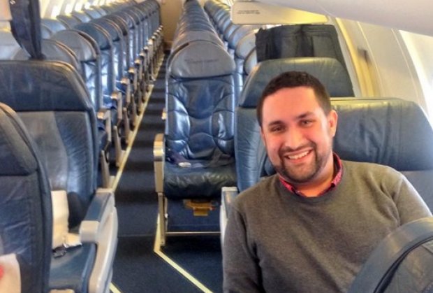 Овако изгледа када сте једини путник у авиону!