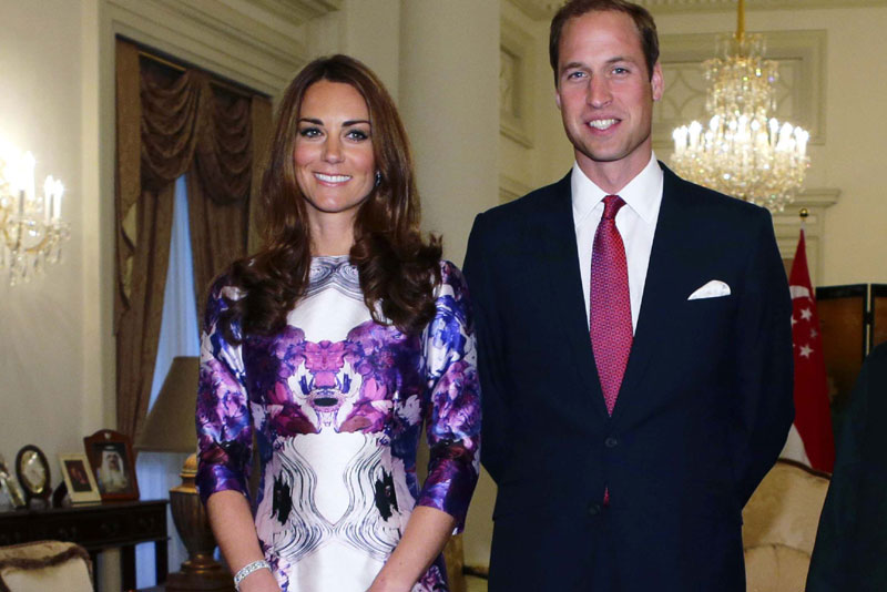 Принц Вилијам и супруга Кејт Мидлтон у априлу у званичној посети Индији