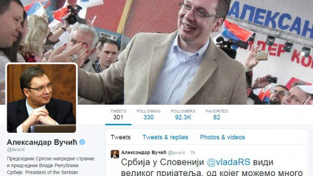 Вучић на твитер налогу Немачке међу 50 најутицајнијих 