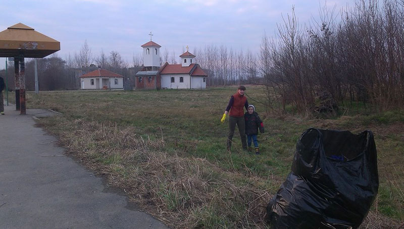 Руси показали како се чисти град