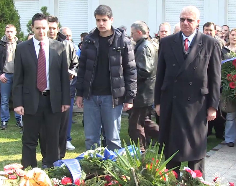 Девет година од смрти Слободана Милошевића, Шешељ обишао гроб