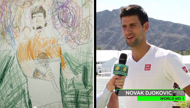 ВИДЕО: Тенисери (не) препознају дечије цртеже