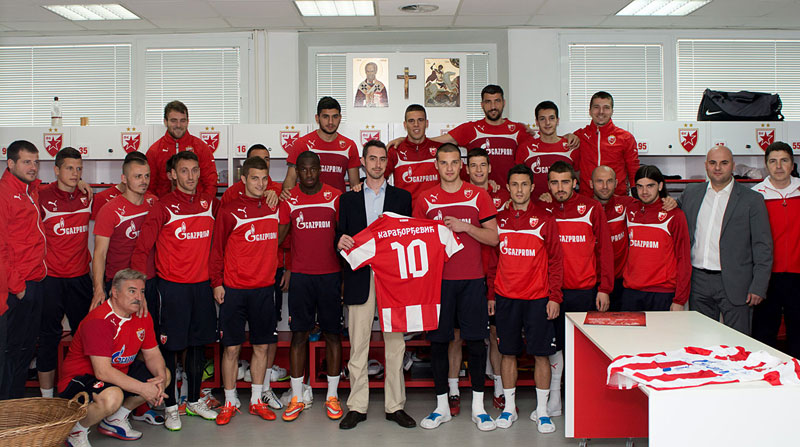 Принц посетио Звезду: Карађорђевићу црвено-бела десетка