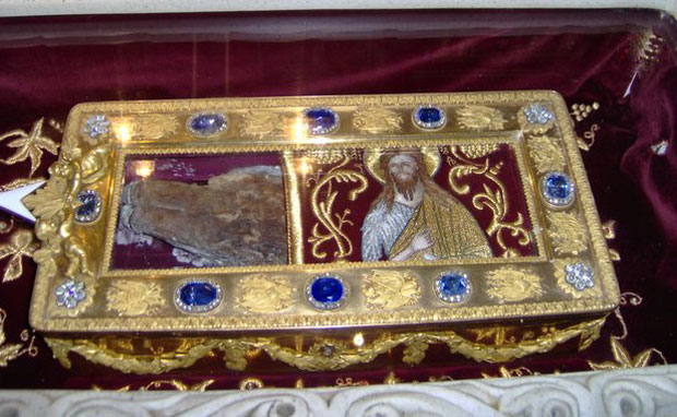 Судбина рукe Светог Јована Крститеља, руке која је крстила Исуса