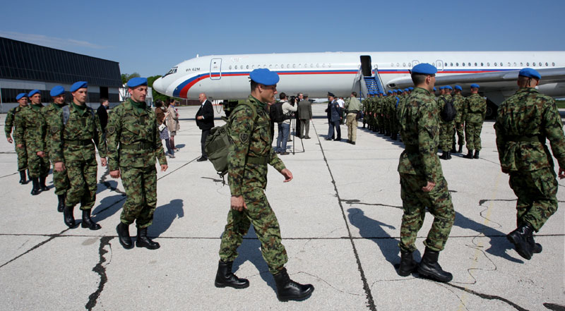 Гарда Воjске Србиjе отпутовала у Mоскву