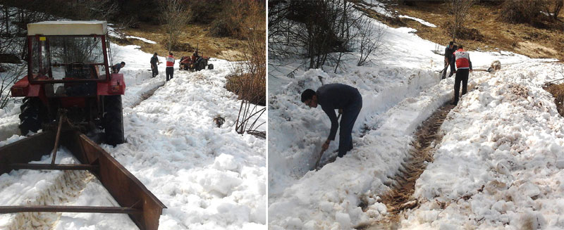 Ивањица: Пробили снежну блокаду