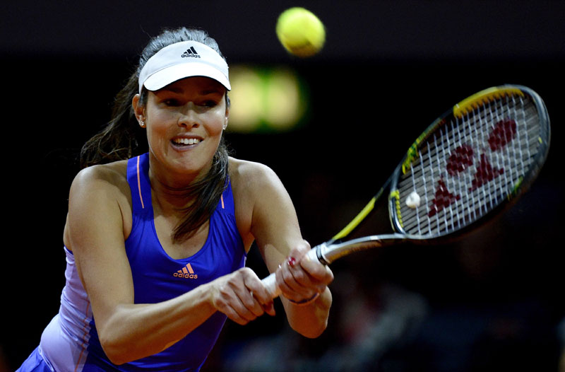 Ана после преокрета и предаје Румунке Дулгеру у другом колу турнира у Мадриду