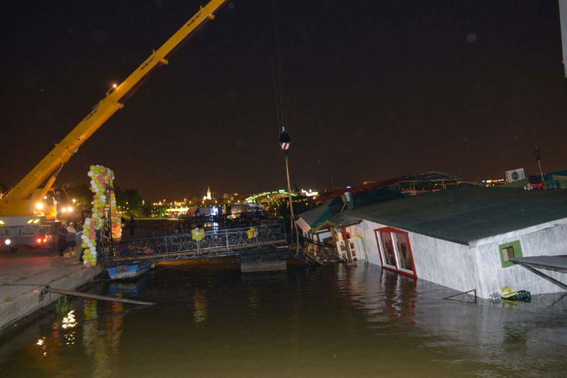 Потонуо сплав Мала Колубара