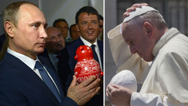 Папа и Путин за мир у Украјини