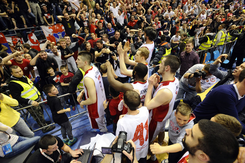 Евролига: Звезда прво, код куће, против Стразбура