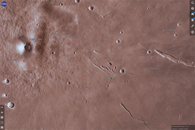 НАСА направила апликацију за шетњу Марсом