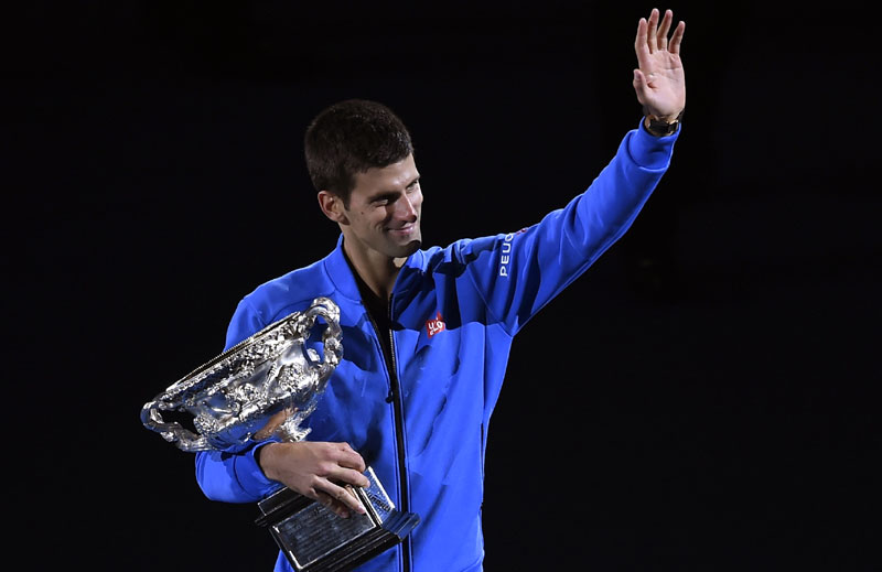 Ђоковић на бетону као код куће