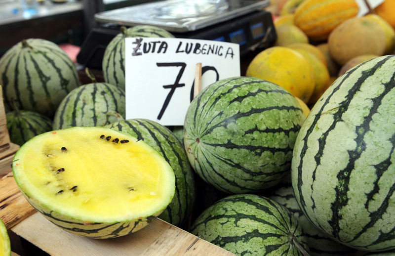 Жуте лубенице су хит на пијацама!