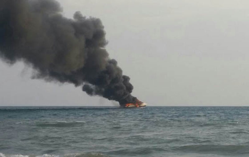 Изгорела јахта од 1,8 милиона евра