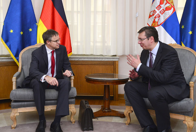 Вучић и Дитман разговарали о мигрантима