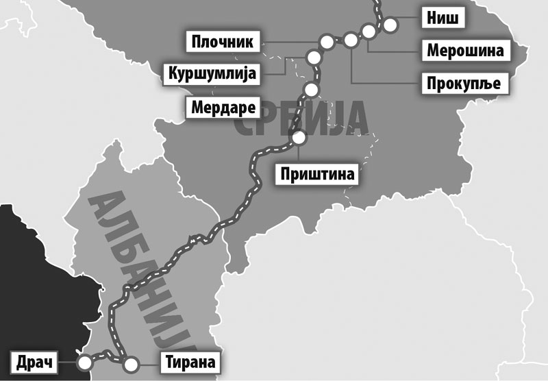 За ауто-пут до Драча потребна милијарда евра