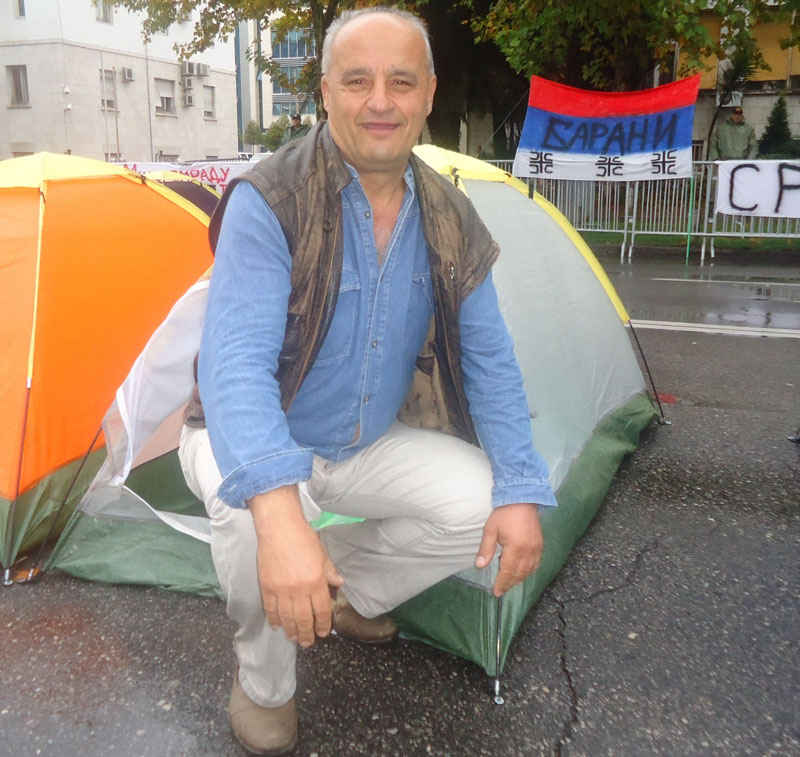 Подгорица: Поплављен протест