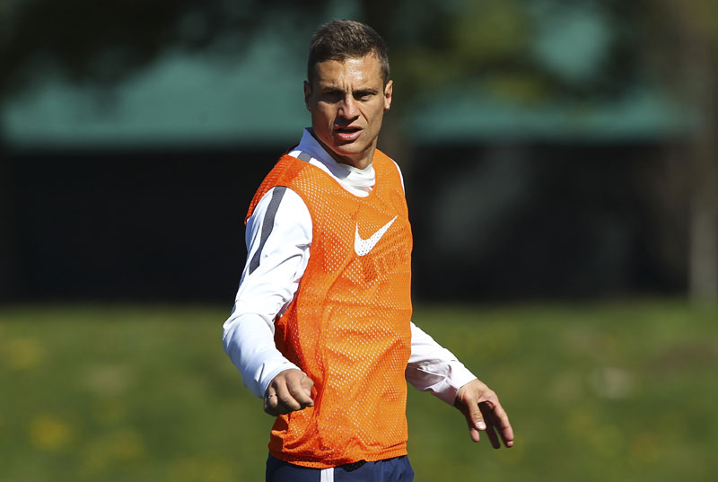 Видић на терену после три месеца