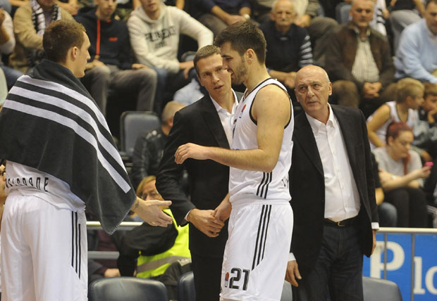 Андрић на снимањима, Партизан засад завршио са појачањима