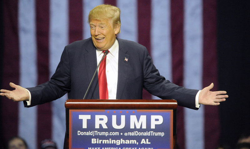 Победе Трампа и Клинтонове, Буш одустао од трке