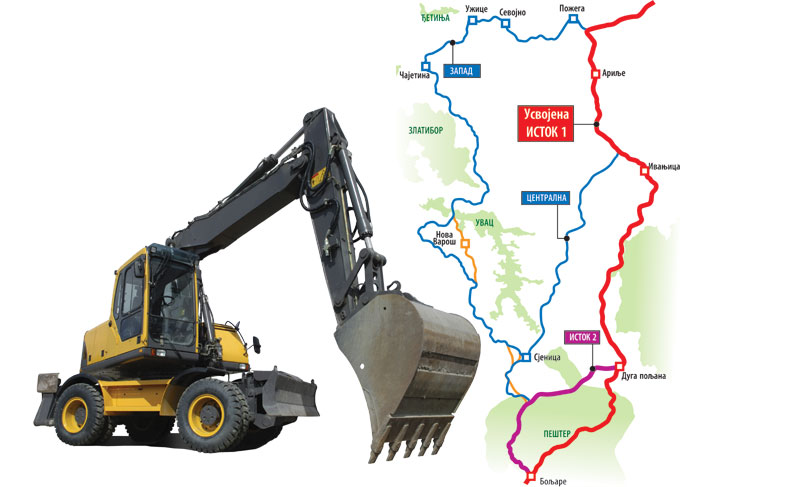 Коридор иде преко Голије и Пештера