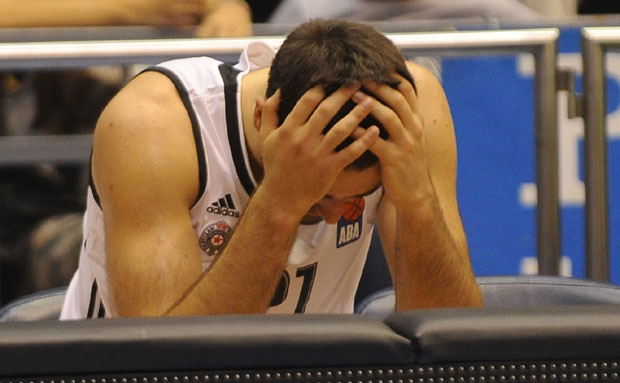 Партизан у проблему: Андрић ипак теже повређен