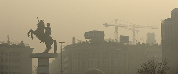 Скопље у отровној магли