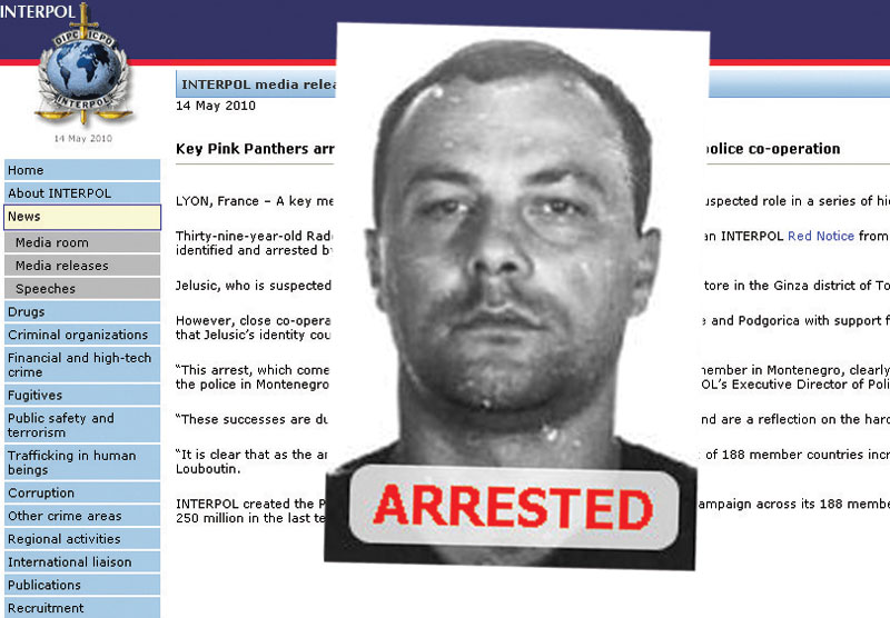 Банда “Пинк Пантер”: Радовану Јелушићу мања казна