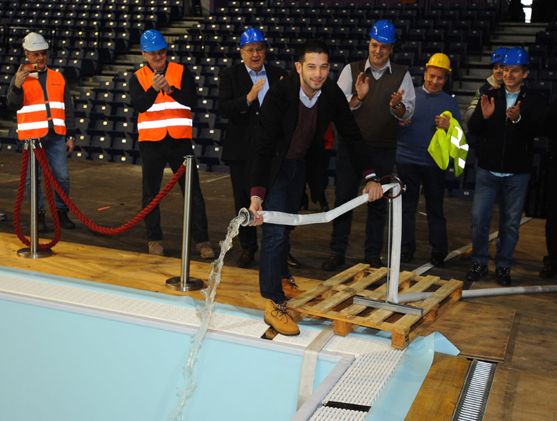 Базени у Арени се пуне водом: Нова историја ватерпола