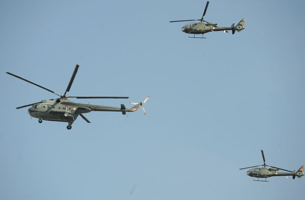 Налети хеликоптера изнад Београда