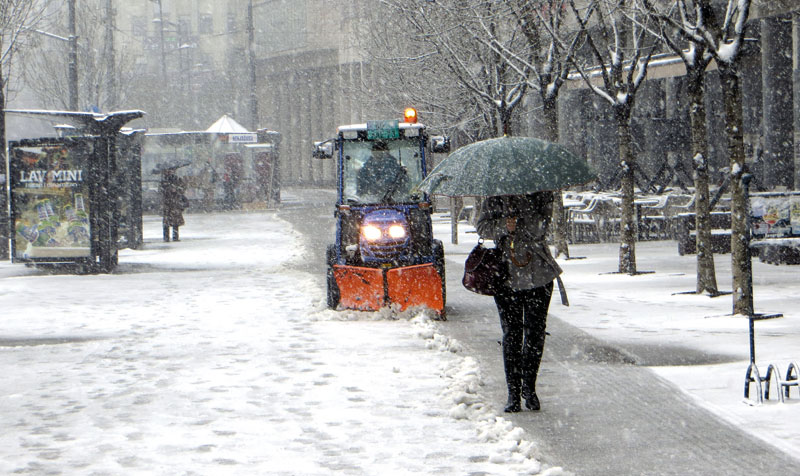 Главаш: Превентивно ноћас посуте 43 тоне соли