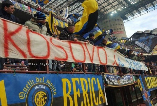 Навијачи Интера: Косово је Србија 