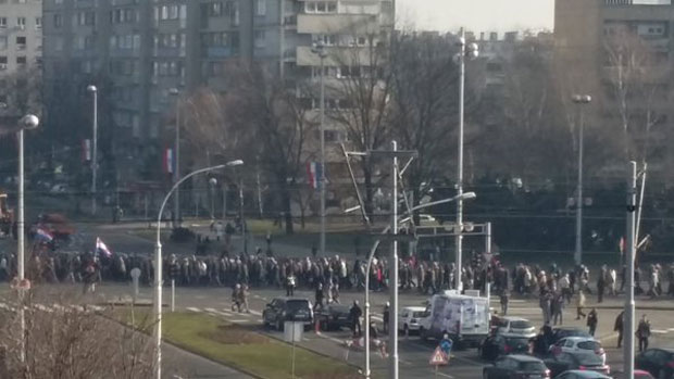 Протести због забране емитовања ТВ Z1: Загребом се орило За дом спремни