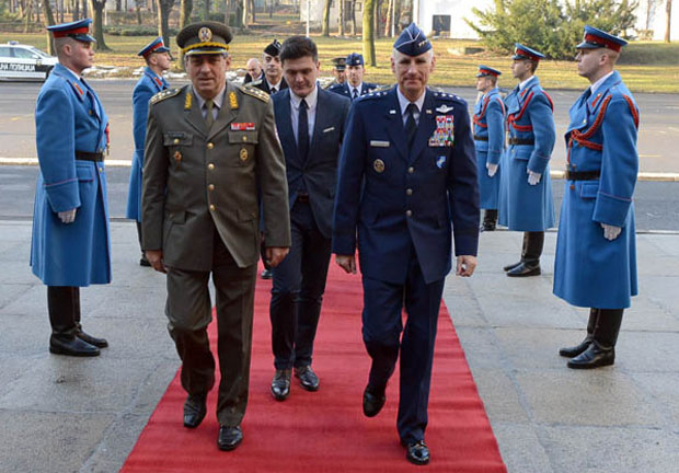 Састанак Диковића и генерал-потпуковника НАТО